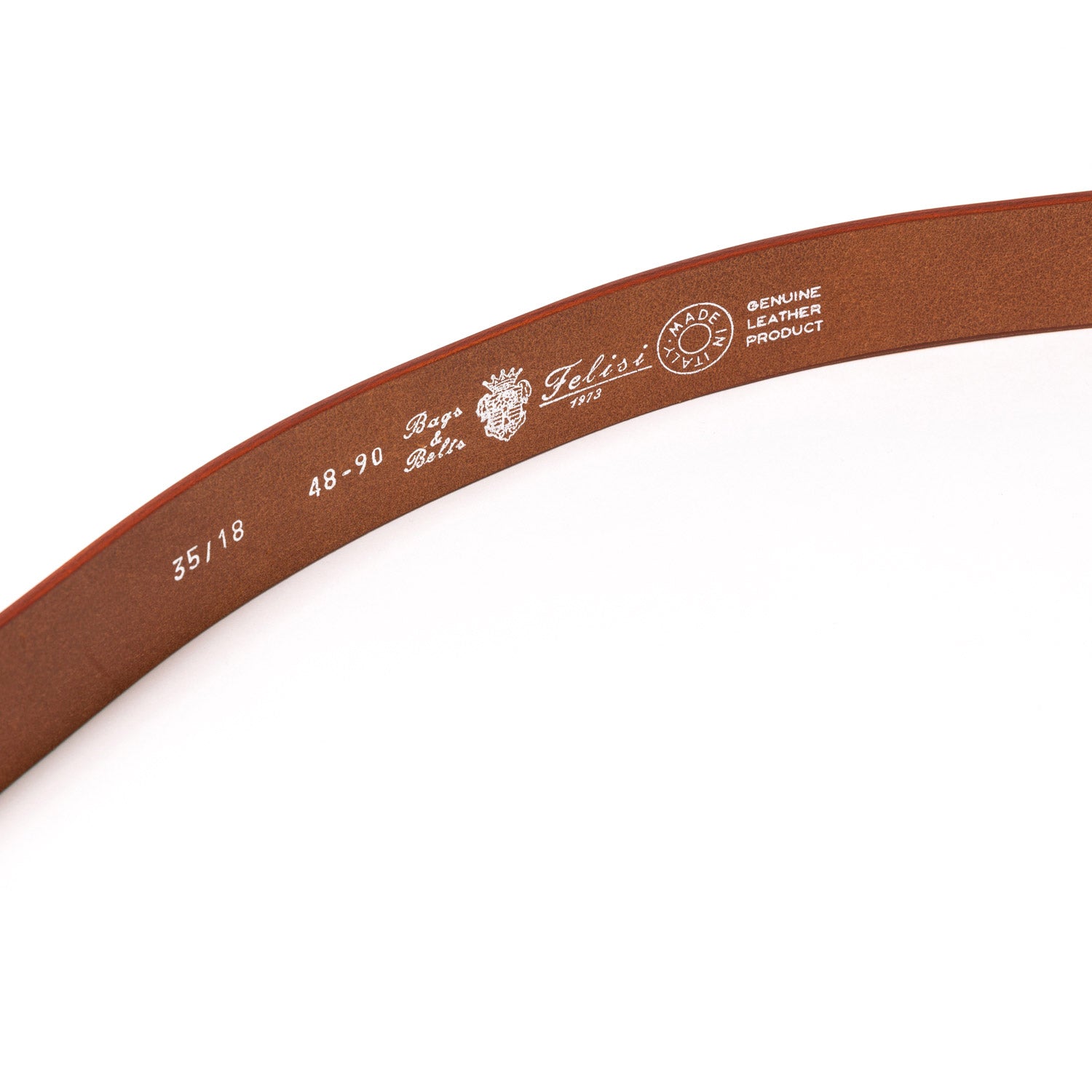 Gürtel "Saddle Strap" aus hellbraunem Sattelleder - Handarbeit